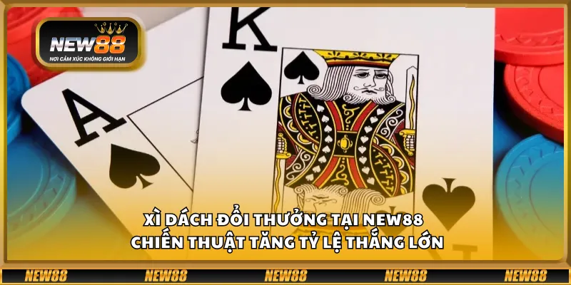 Xì Dách đổi thưởng tại New88 – Chiến thuật tăng tỷ lệ thắng lớn